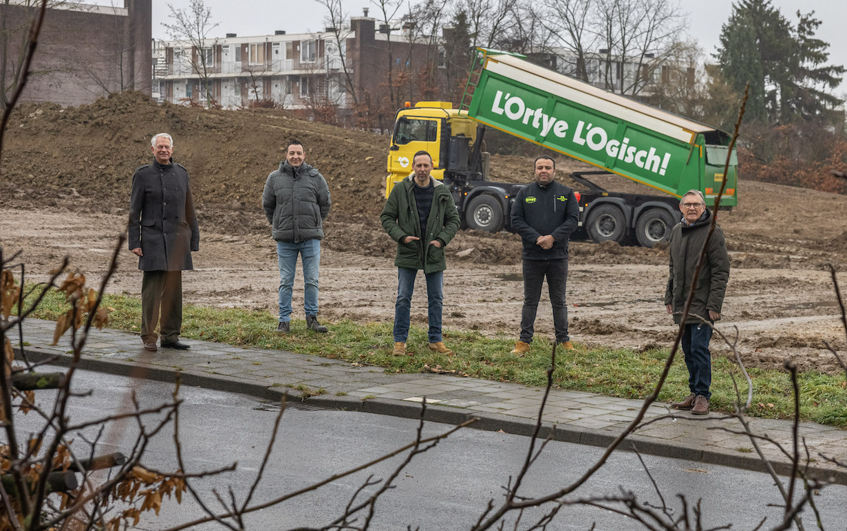 Bedrijf en buurt realiseren samen nieuw park in Hoensbroek