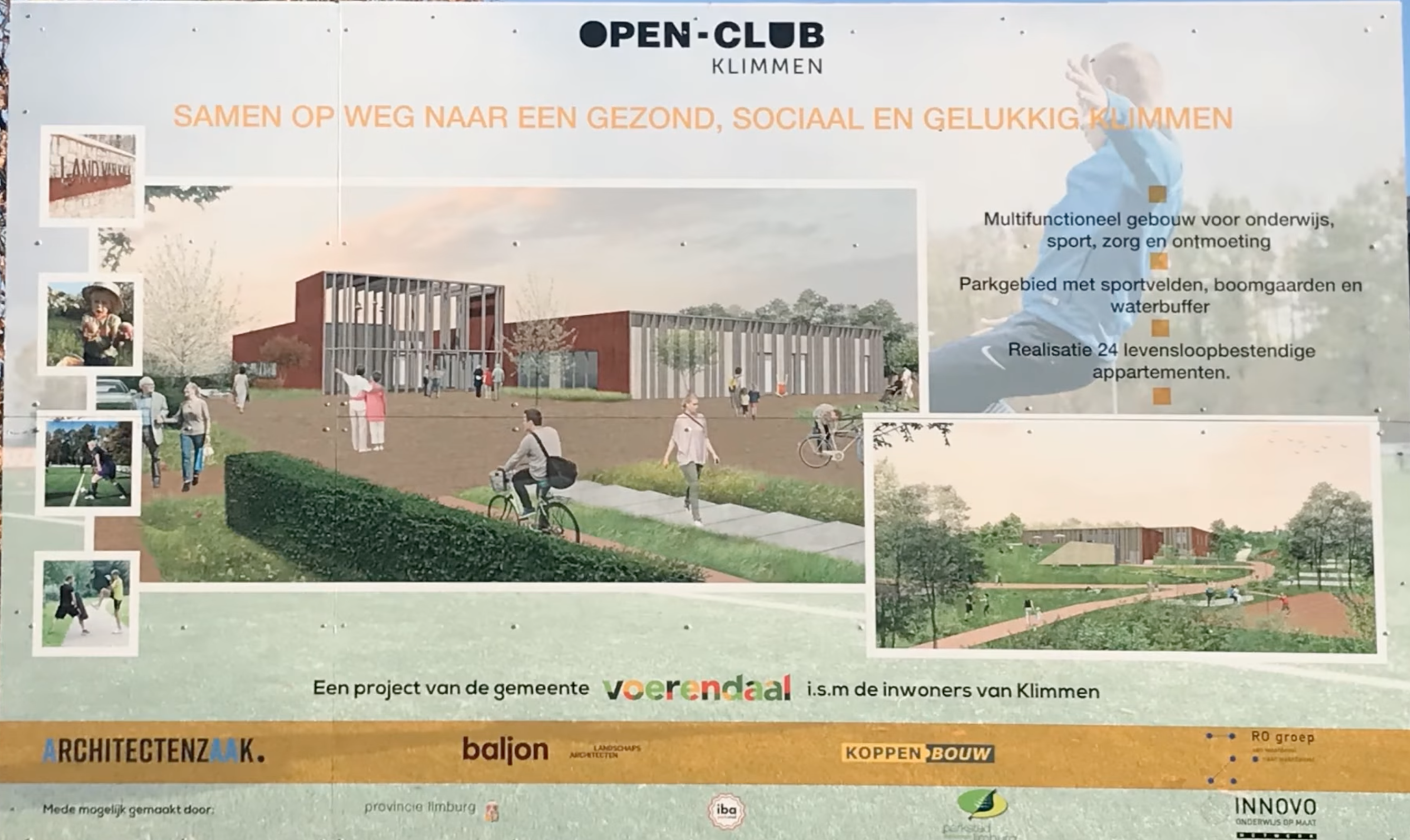 Onthulling projectbord Open Club Klimmen